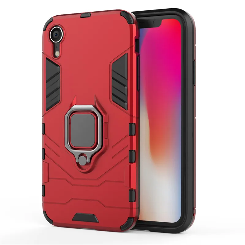 Супер бронированный дизайн Жесткий Чехол для iPhone XR XS MAX чехол телефона