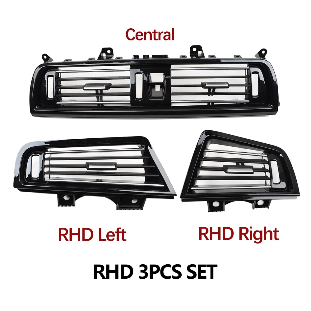 LHD RHD пианино-черная панель для приборной панели вентиляционного отверстия