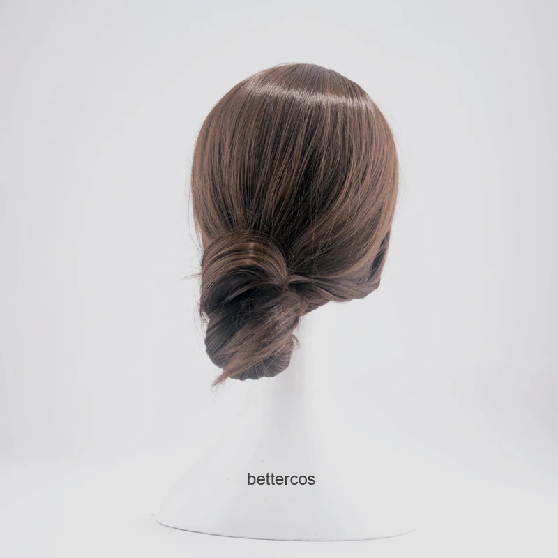 Парик для косплея Кары из Детройта стать человеком короткие темно-коричневые