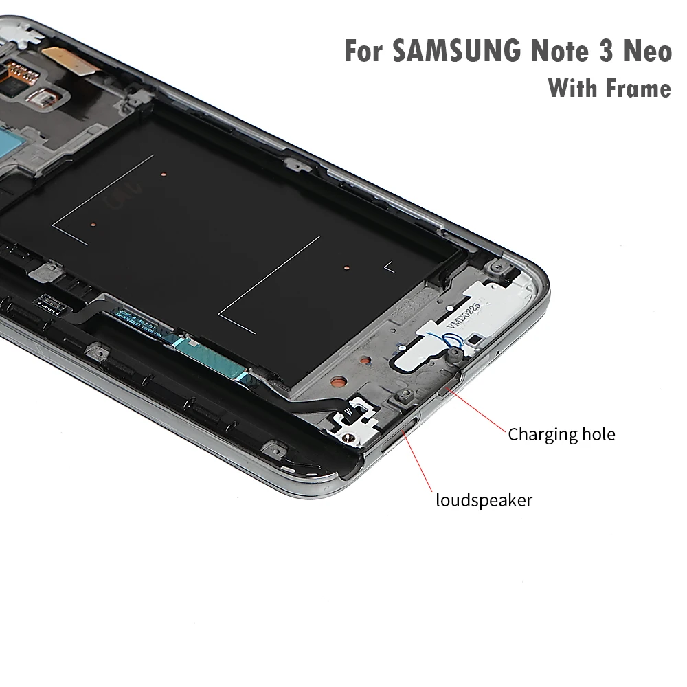 OTMIL 5 &quotAMOLED ЖК дисплей для Samsung Galaxy N7505 /Note3 Neo Mini Lite с рамкой изготовленной в технике