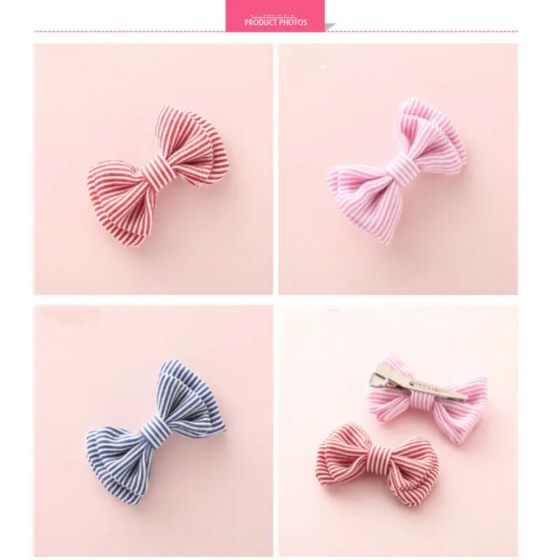 Аксессуары для волос малышей милые дизайнерские заколки с бантиком девочек