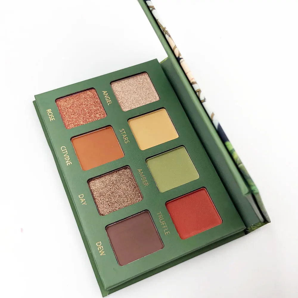 NOVO бренд Лесные эльфы тени для век матовые мерцающие блестящие зеленые красные