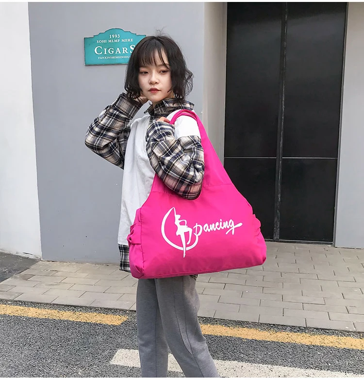 Adult Ballet Bags Gymnastic Sports Yoga Dance Bag For Woman Handbag Crossbody Cavans Large Capacity Women | Тематическая одежда и