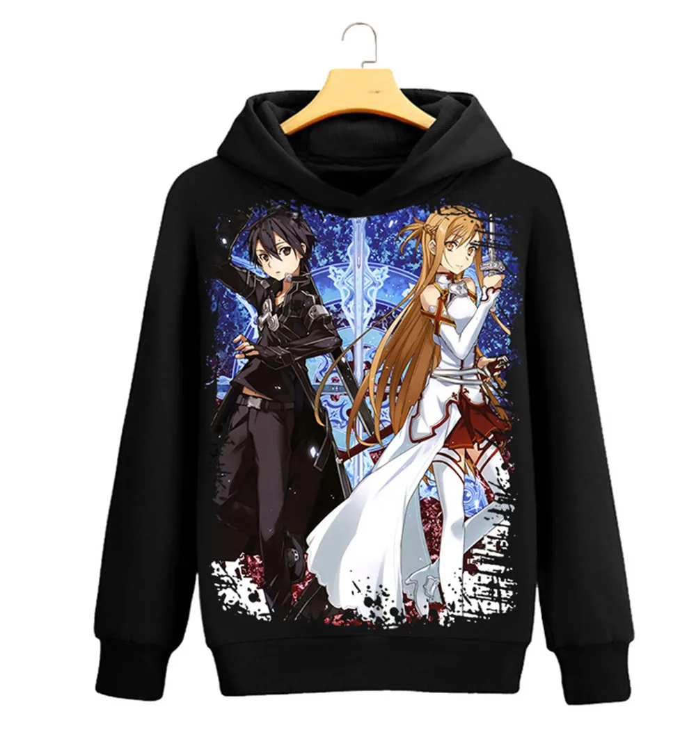 Мода Sword Art Online SAO 3D толстовки мужские и женские хип хоп пуловеры аниме Фанаты
