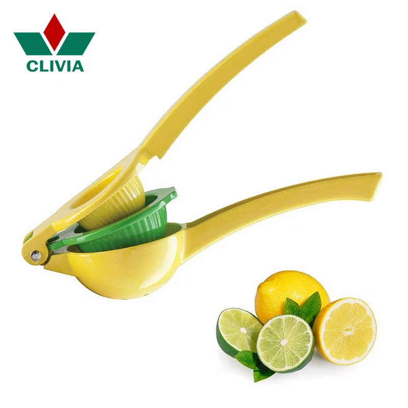 

CLIVIA Multifunctional Lemon Juicer 2 in 1 Best Hand Held Aluminum alloy Lemon Orange Citrus Squeezer Press Fruits Kitchen tools