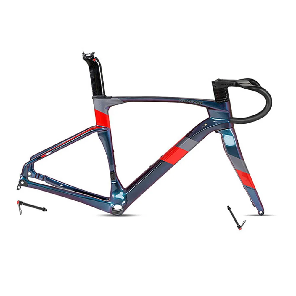 Новое поступление рама гоночного дорожного велосипеда Twitter 700c скрытый дисковый