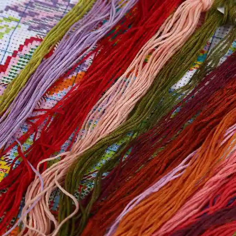 Сделай Сам ручная вязка Набор для вышивки крестиком 11CT цветочный узор вышивка 33*44