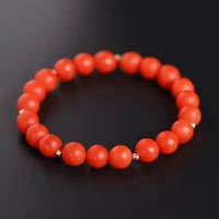 daimi baoshan persimmon red south red agate bracelet female natural yellow 18k gold jade bracelet
