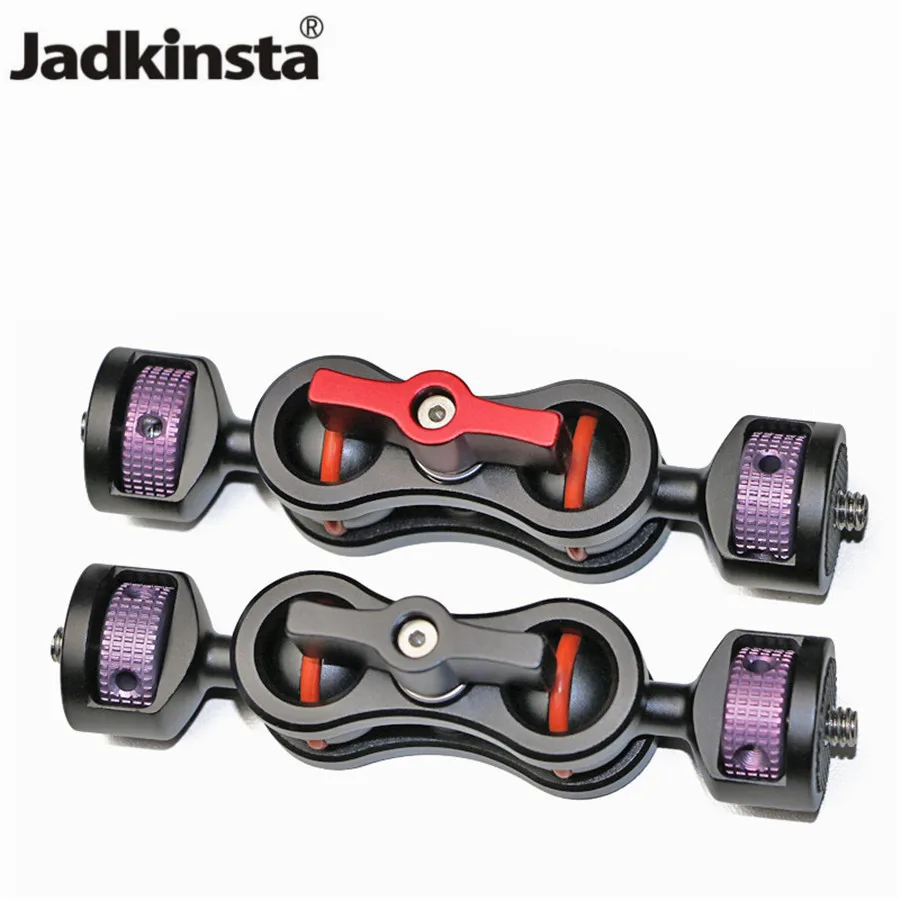 Jadkinsta 360 градусов двойная шаровая Головка Горячий башмак магический кронштейн