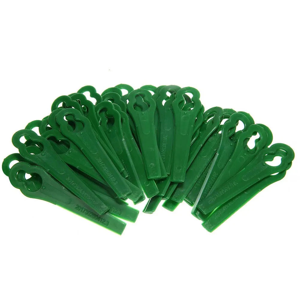 

50pcs Trimmers Blade Strimmer Grass Cutter Plastic Cutting Blades For BOSCH ART 23 ACCUTRIM 18V Lawnmower Lawn Mower Trimmer New