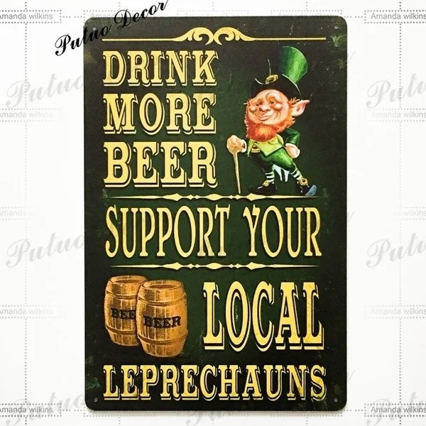 

Новинка, SignDRINK MORE BEER, ирландский бар, винтажный жестяной знак, Постер для паба, клуба, на стену для дома и бара Decor (8X12 дюймов)