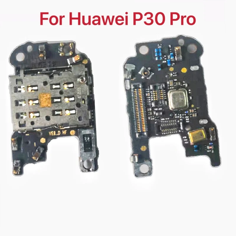 

Original SIM/SD Card Reader with Microphone Flex Cable For Huawei P30 Pro SIM Holder Conecction Board Replacement Parts