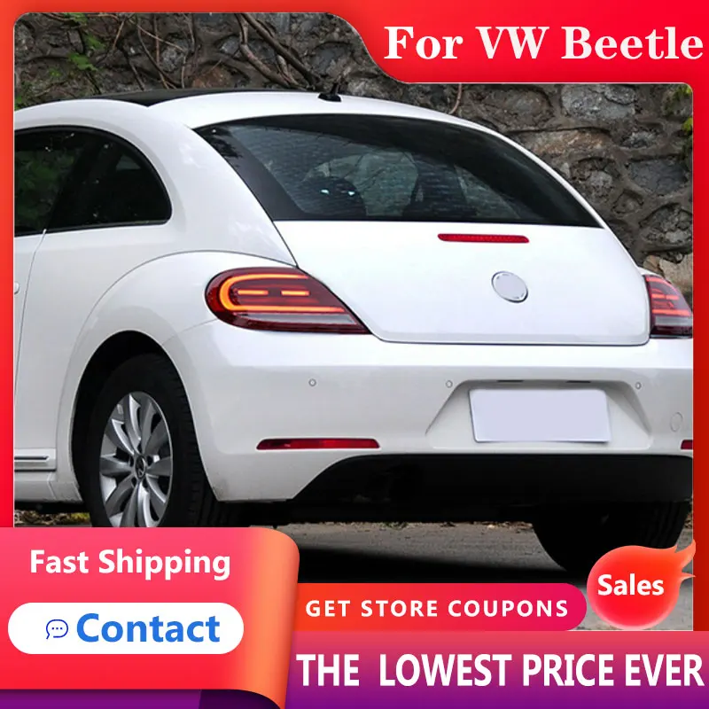 Задние фары для VW Beetle 2013-2019 задний фонарь светодиодный сигнал заднего хода