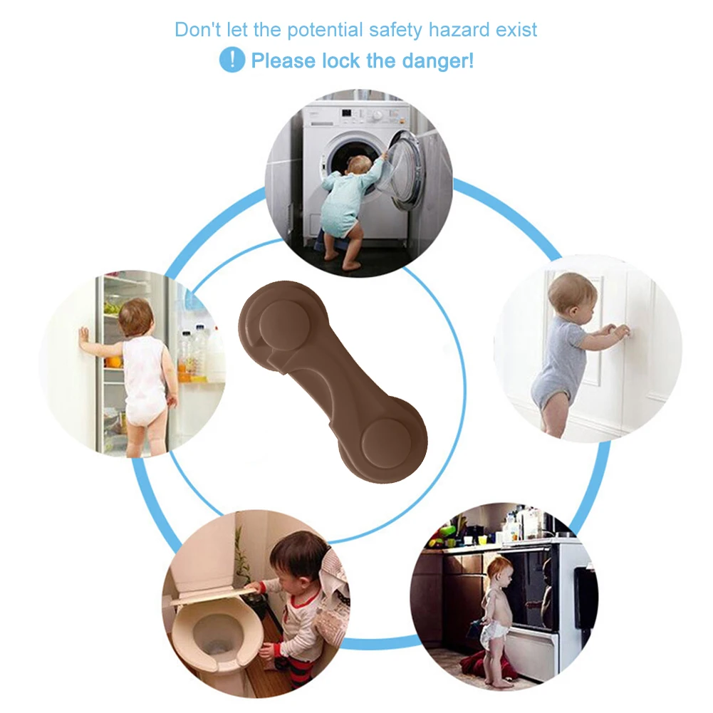 

Baby Care Practical Multi Function Children Baby Safety Lock Cupboard Cabinet Door Drawer Lock Children Security Protector Tools