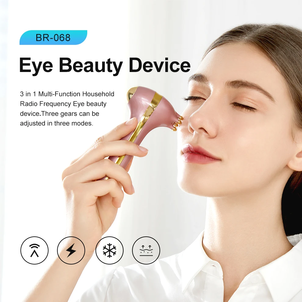 

Home use portable skin facial cleansing lifting photon face massager hot cold