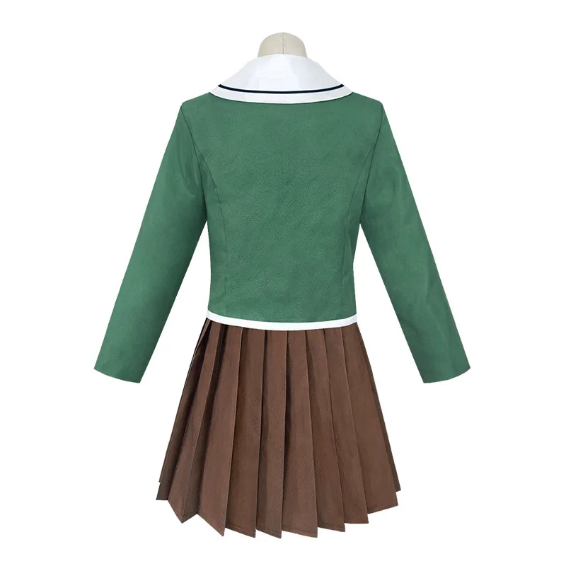 Кума Тихиро Фудзисаки Косплэй костюм Danganronpa парик Для женщин JK форма на Хэллоуин