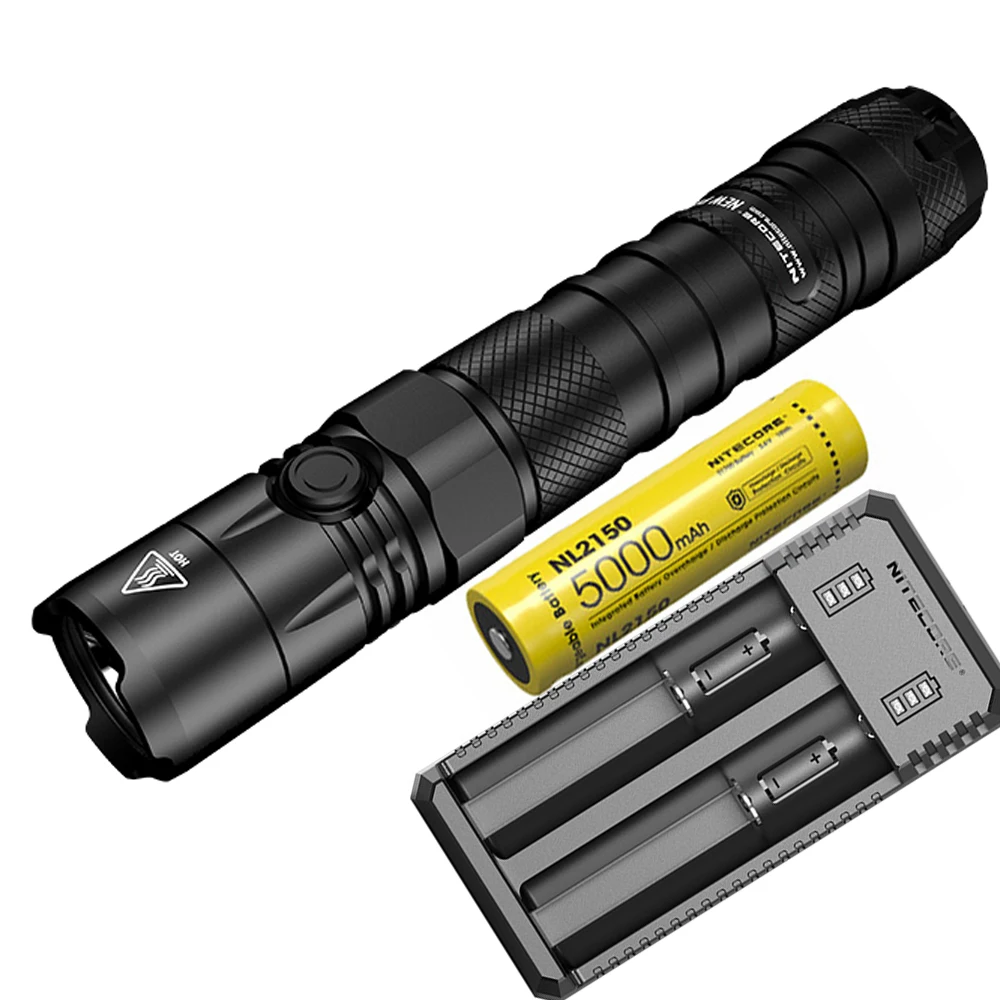 Новинка ручная тактическая вспышка NITECORE P12 штатив HD V6 макс. 1200 люмен броский луч 238