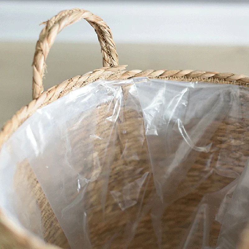 

Straw Storage Basket Rattan Floor Flower Pot Crafts Decoration Modern Home Living Room Bedroom Shop Flower Basket