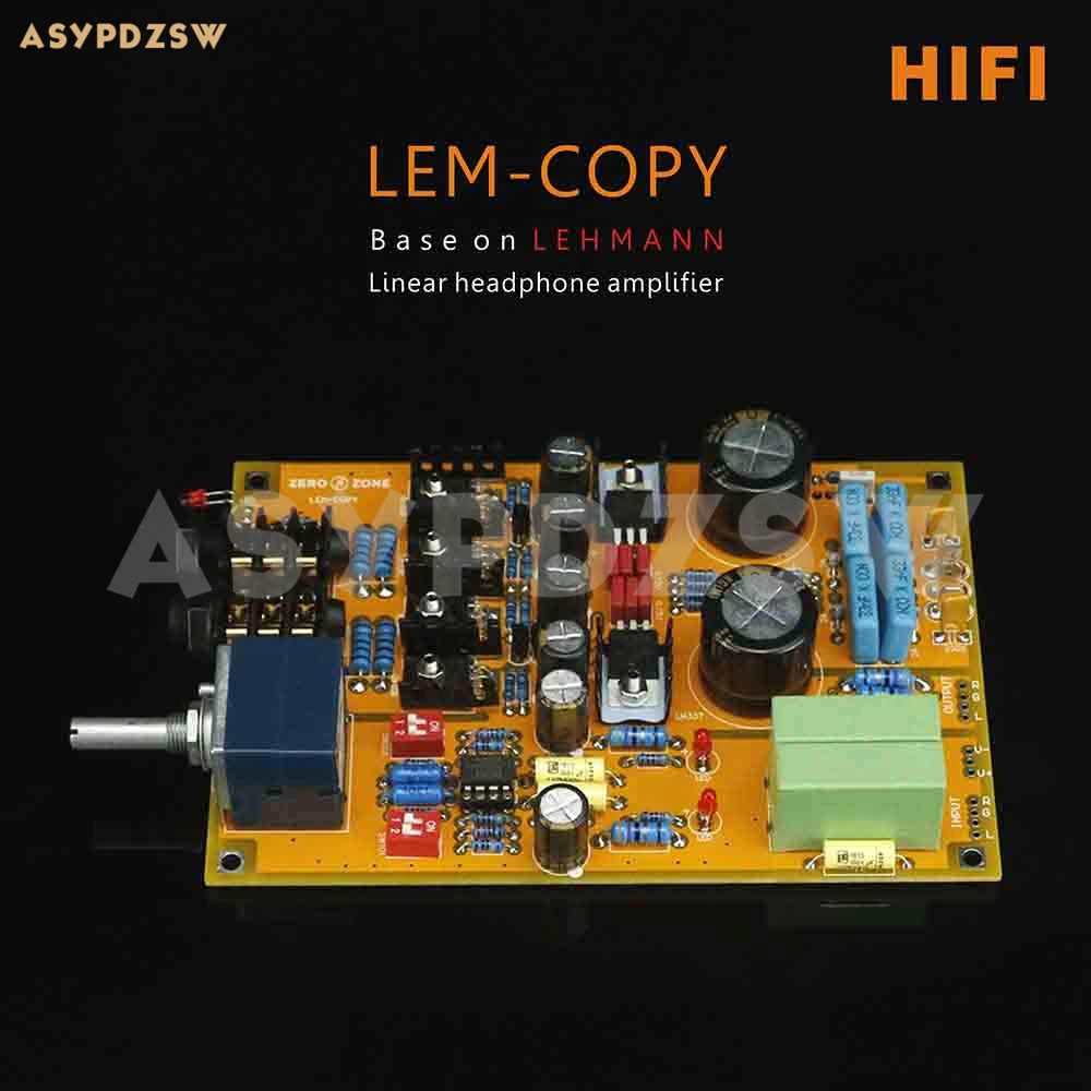 

High version LEM-Copy Class A Headphone amplifier clone Lehmann amp DIY kit or Finished board