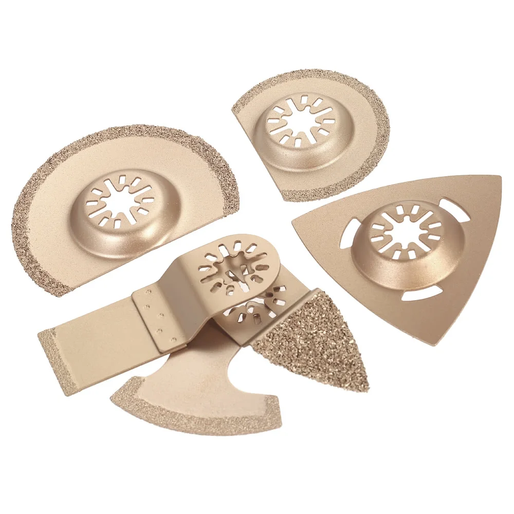 Набор осциллирующих полотен пилы комплект из 6 твердосплавных насадок для Dremel Fein