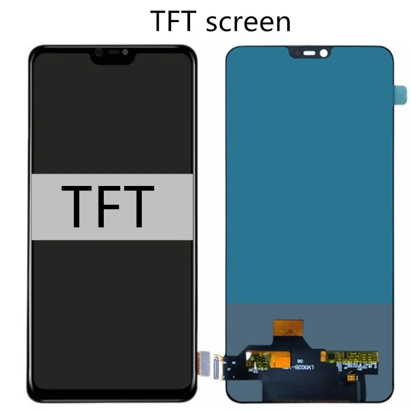 TFT ЖК-дисплей для OPPO R15 ЖК-дисплей сенсорный дигитайзер сборка для OPPO R15 pacm00 cph1835 ЖК-дисплей - Цвет: TFT screen