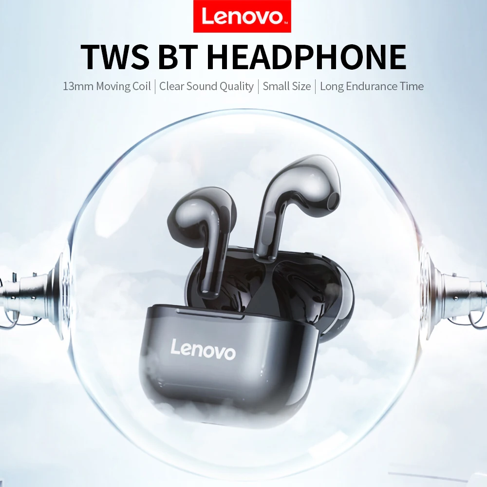 Новый Lenovo наушники вкладыши TWS Bluetooth спортивные беспроводные стерео гарнитура HiFi