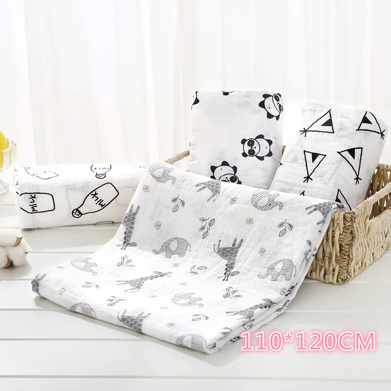 

Muslin Swaddles Baby Blankets Photography Accessories Bedding For Newborn Swaddle Towel Swaddles Blankets Breastfeeding Cover