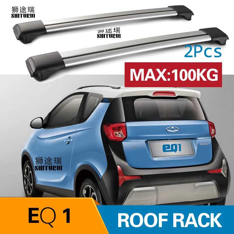 Кровельные рейки для CHERY EQ1 2017 2018 2 шт. боковые из алюминиевого сплава поперечные
