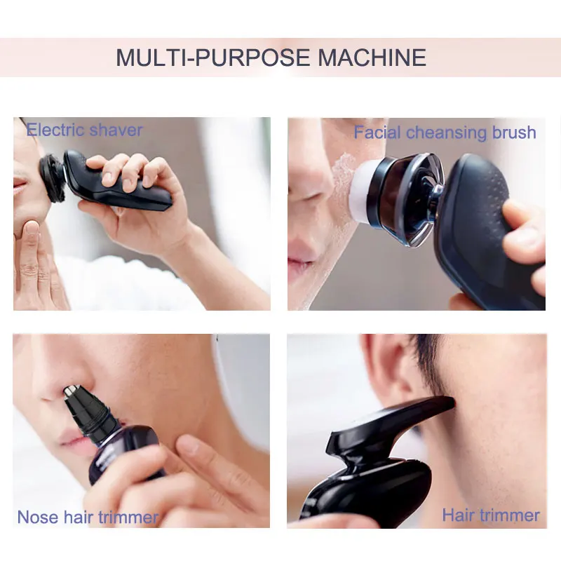 Аккумуляторные электробритвы для мужчин с тройным лезвием электрическая бритва