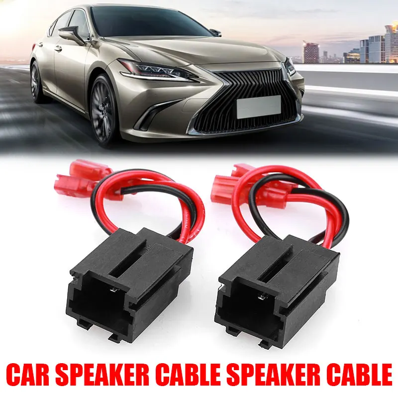 

Vehemo PC2-821 Black Wire Car Speaker Adaptor Plug Connectors Harness Common Auto Replacement Speaker Adaptor Automobile Audio