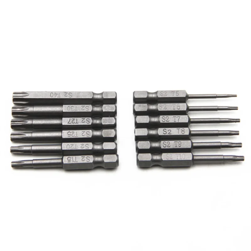 

50-75-100mm Screwdriver Set Hollow Plum Blossom Lengthened S2 Batch Head Hexagon Shank Screwdriver Bit Punta De Destornillador