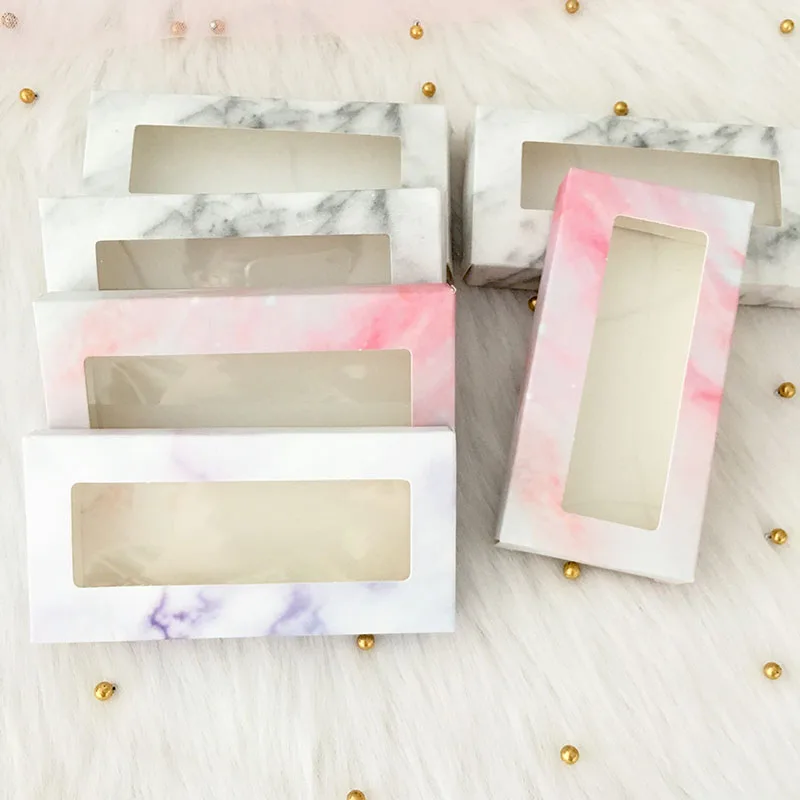 20 шт./упак. оптовая продажа бумажная упаковочная коробка для ресниц упаковочные