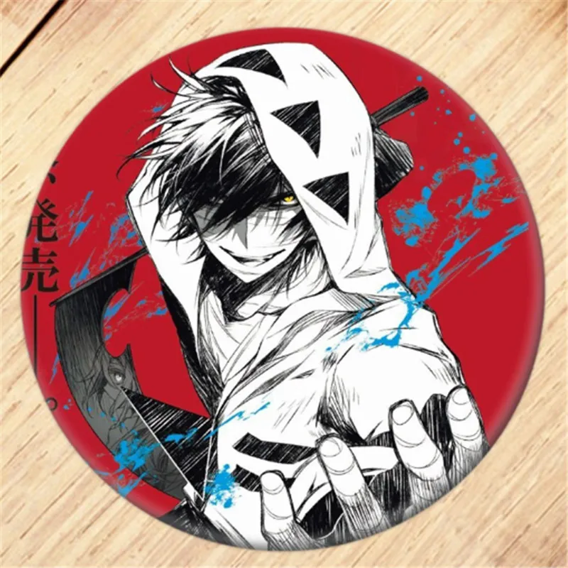 

Free Shipping Anime Angels of Death Brooch Pin Badges For Clothes Backpack Decoration Children's gift B019