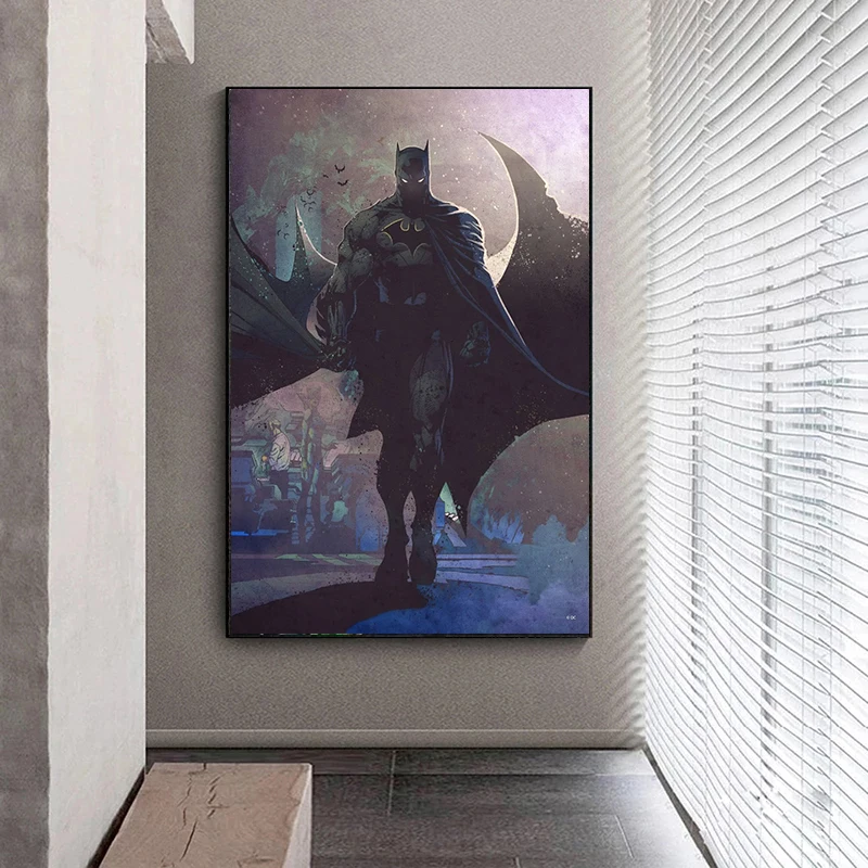 Картина на холсте Marvel Мстители Супергерой Бэтмен женщина-кошка плакаты и принты