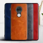 Чехол для Motorola Moto G7 Plus G6 Plus, роскошный винтажный кожаный чехол с мягким чехлом для moto g7 plus, чехол funda capa