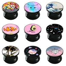 General Foldable Cell Phone Finger Holder Suporte Celular Carro Accessory Usage For iPhone Xiaomi MI Huawei Samsung LG