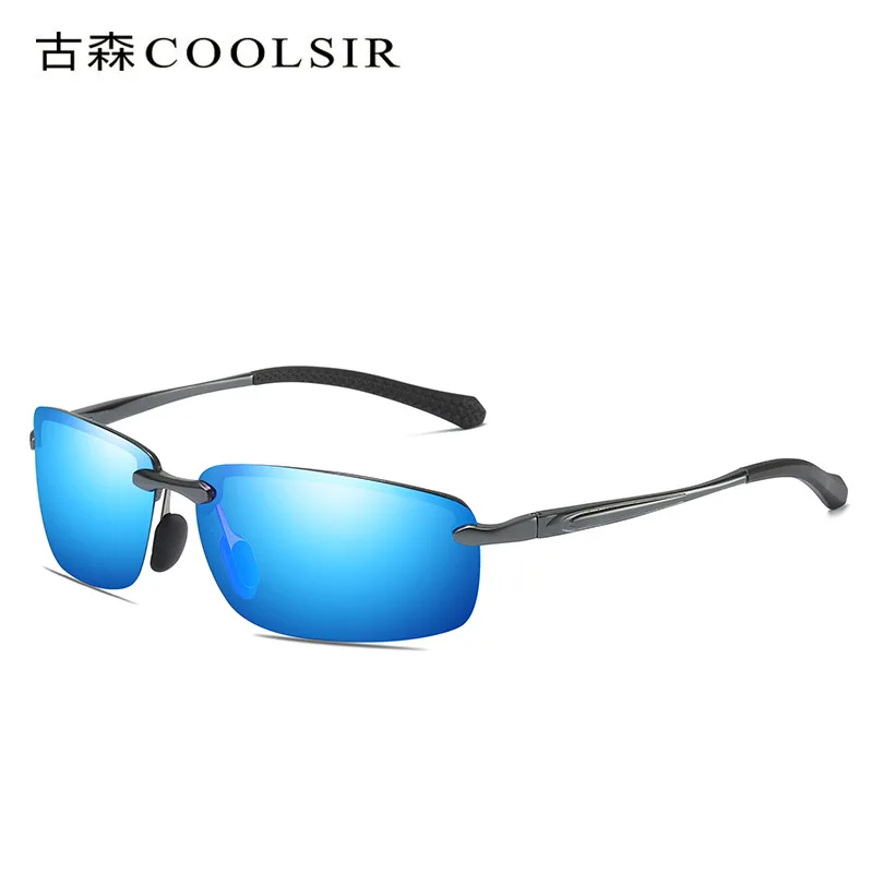 

Мужские солнцезащитные очки COOLSIR, Новые поляризованные очки с алюминиевой оправой из магния, мужские модные спортивные солнцезащитные очки...