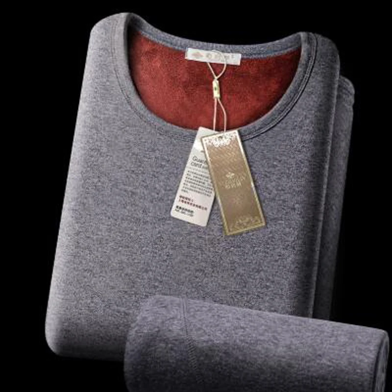 Термобелье для мужчин и женщин комплект из зимней термо рубашки штанов теплая