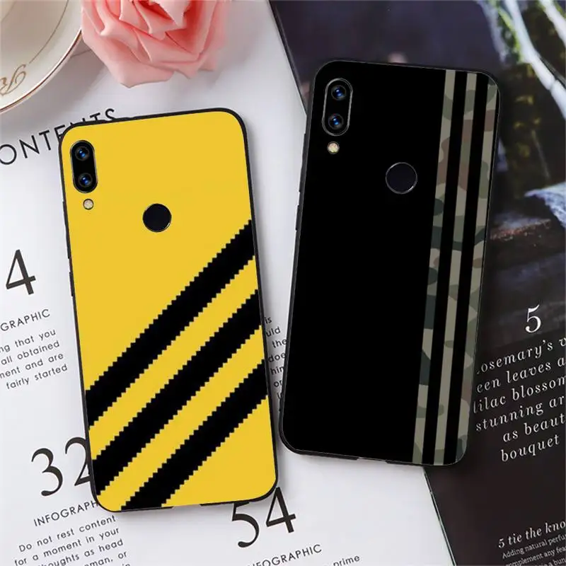 Модный спортивный брендовый чехол Adida для телефона Xiaomi Redmi note 7 8 9 pro 8T 9A 9S Mi Note 10 Lite