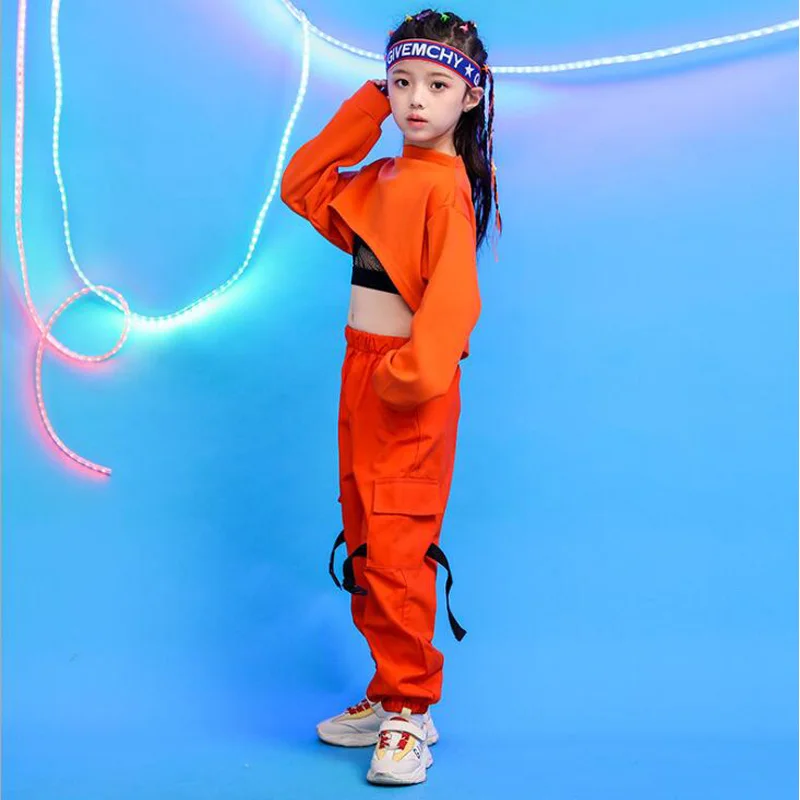 Детская одежда в стиле хип-хоп свитшот топ укороченные штаны для бега