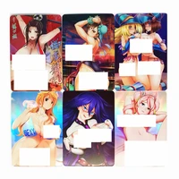 54pcsset super dragon z one piece yu gi oh chun li mai shiranui sexy girl card game collection cards