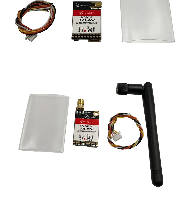 Новый стиль PandaRC VT5801 V2 VT5805 FPV видеопередатчик 5 8G 48CH 25/100/200/400 МВт переключаемый OSD
