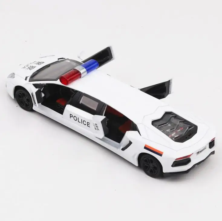 Новинка 1:36 полицейская модель автомобиля из сплава Литые и игрушечные
