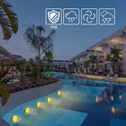 RGB-подводная лампа для бассейна, 13 светодиодов, USB, с пультом ДУ