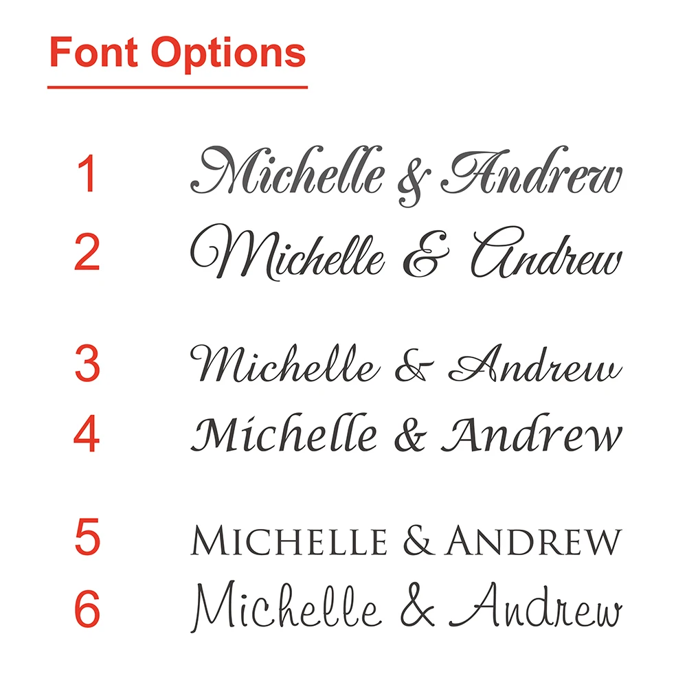 Персонализированные сердца брелок держатель для ключей свадебные предпочтения