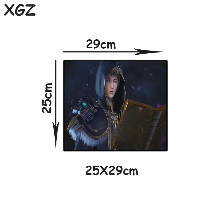 

XGZ Office Computer Desk Mat Precision Black Lock Edge Anime Custom Large Gaming Mouse Pad Rubber Non-slip for Lol Dota Gamer