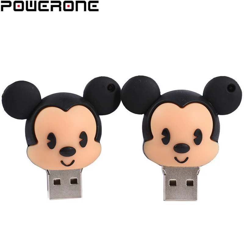 POWERONE Микки и Гуфи Плутон USB флеш накопитель животные мультфильм pendrive 4G/16 GB/32 GB/64 GB
