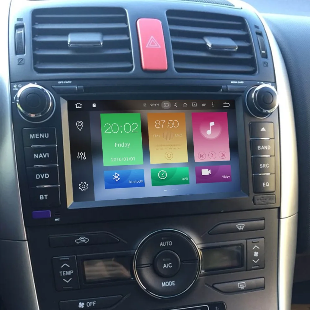 DSP Android 9 автомобильный dvd-плеер gps навигация авто стерео блок для Toyota Auris 2006-2012 автомобильный Головной блок Satnav мультимедийный плеер