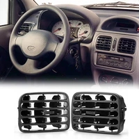 2pcs car interior heater ac air vent cover outlet grille for renault clio ii 1998 2001 thalia air trim covers