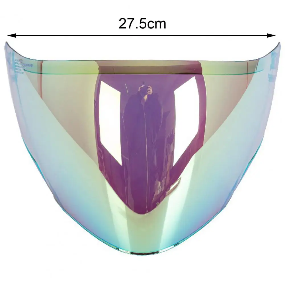 

Reliable Helmet Glass Face Protector Scratch Resistance Mirrored Motorcycle Cycling Helmet Visor for KYT NFJ Open Face Helmet